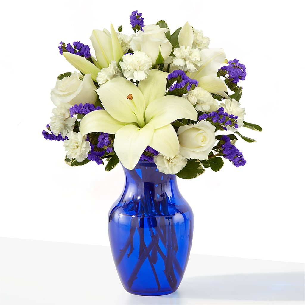 Sapphire Rush Bouquet – La La Florist, Baldwin Park CA