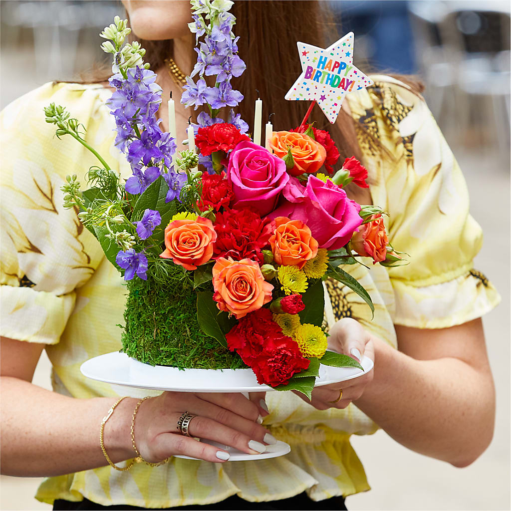 Best Year Yet Floral Cake – La La Florist, Baldwin Park CA