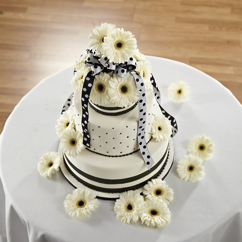 Simple Sophistication Cake Décor – La La Florist, Baldwin Park CA