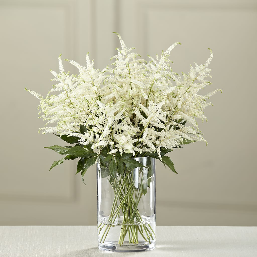 White Astilbe Bouquet – La La Florist, Baldwin Park CA
