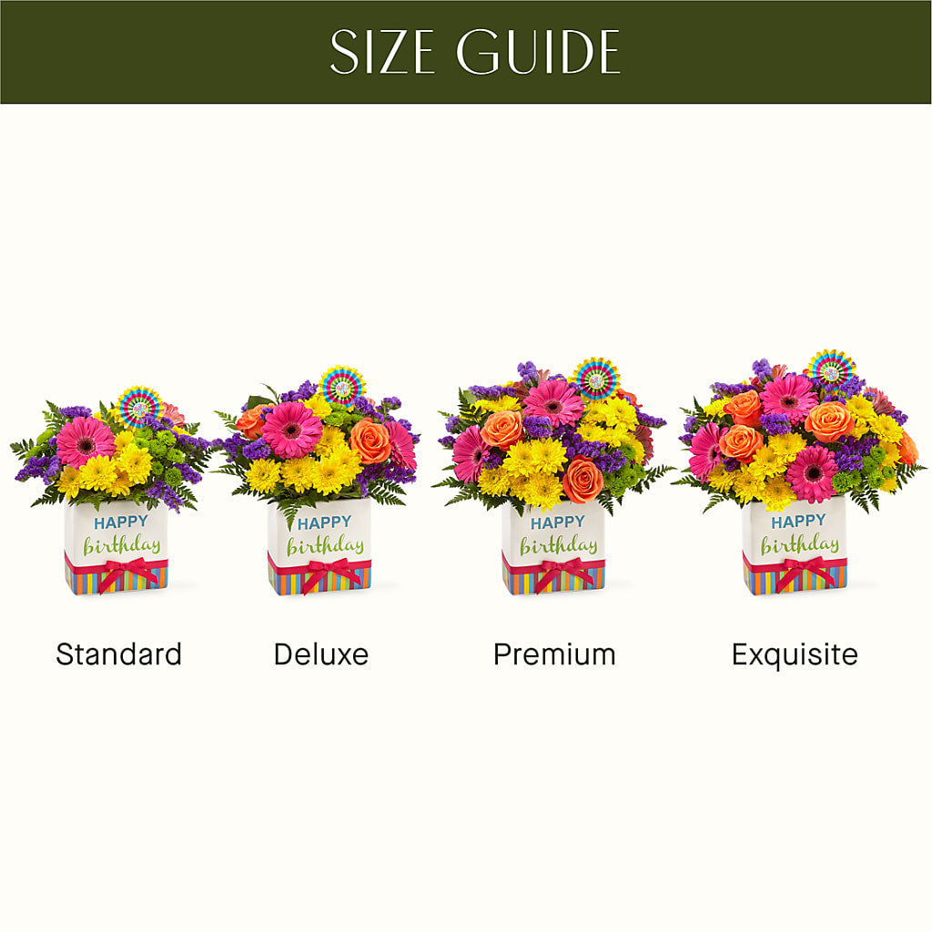 Birthday Brights Bouquet –  La La Florist, Baldwin Park CA