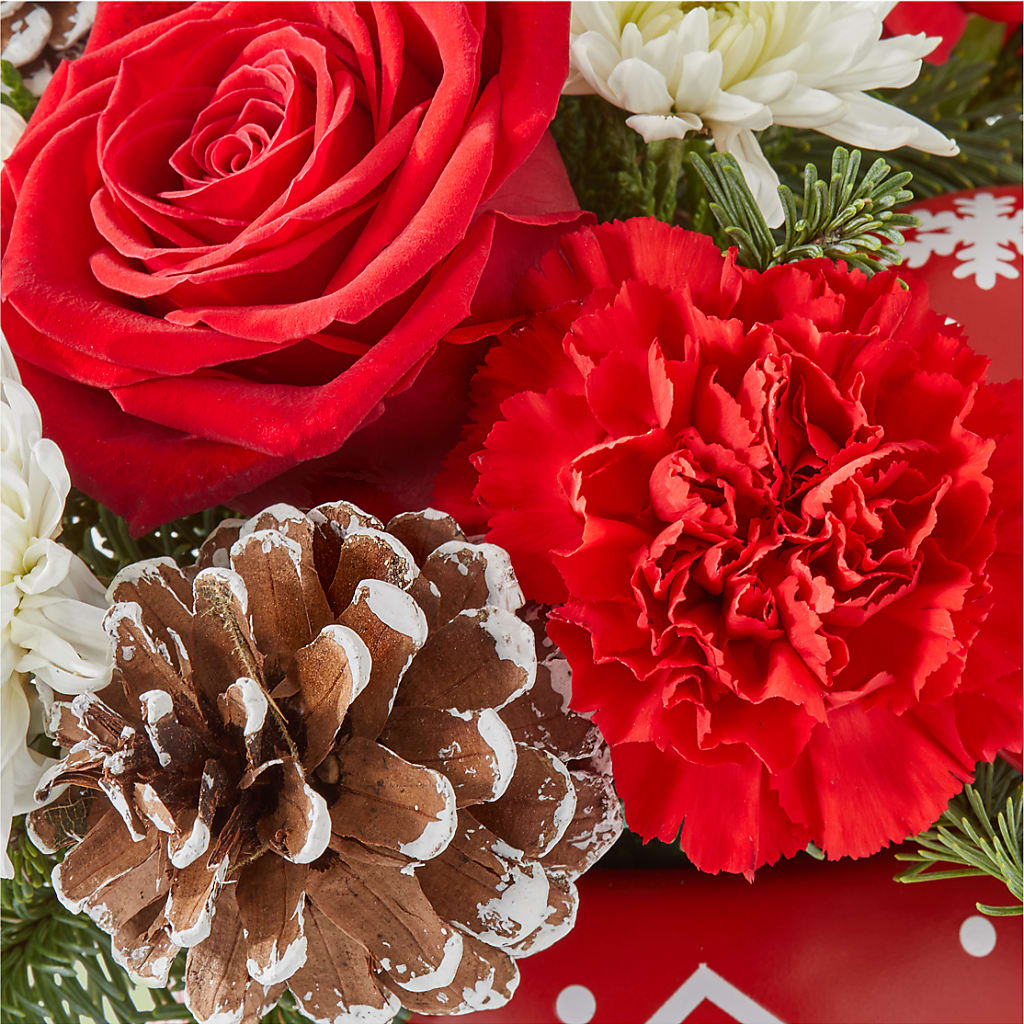 Christmas Village Ornament –  La La Florist, Baldwin Park CA