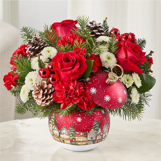 Christmas Carols Ornament –  La La Florist, Baldwin Park CA