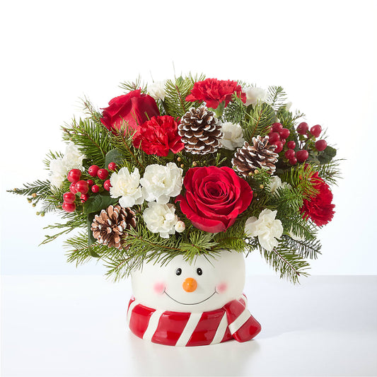 Jolly Snowman Bouquet –  La La Florist, Baldwin Park CA