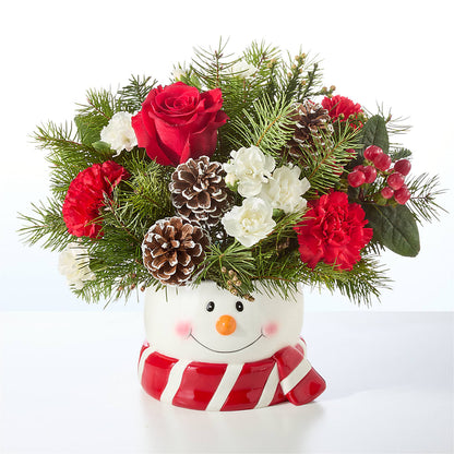 Jolly Snowman Bouquet –  La La Florist, Baldwin Park CA