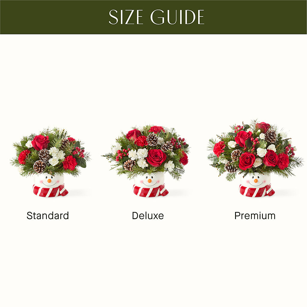 Jolly Snowman Bouquet –  La La Florist, Baldwin Park CA