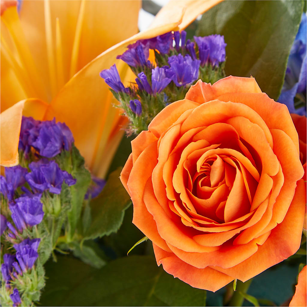 Radiant Citrus Box Bouquet –  La La Florist, Baldwin Park CA