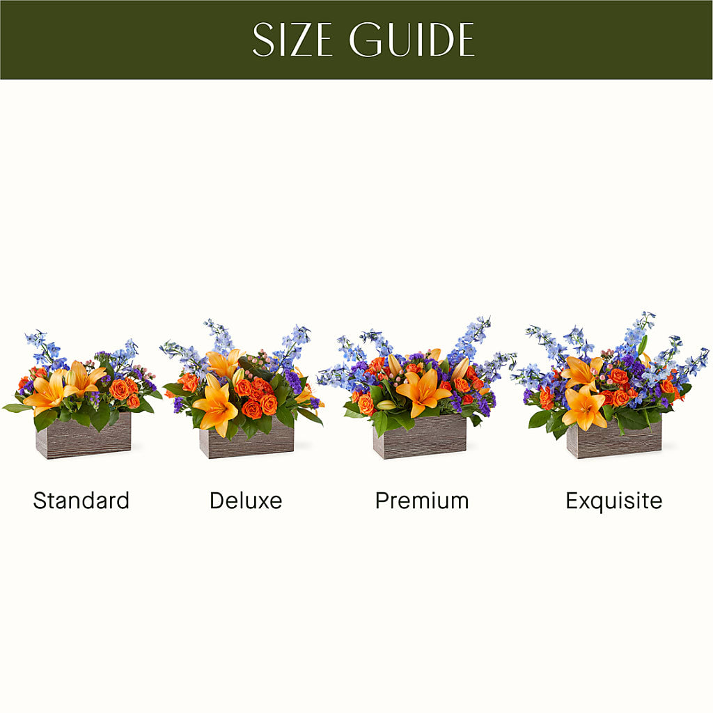 Radiant Citrus Box Bouquet –  La La Florist, Baldwin Park CA