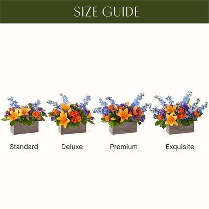 Radiant Citrus Box Bouquet –  La La Florist, Baldwin Park CA