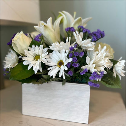 Beyond Blue Box Bouquet –  La La Florist, Baldwin Park CA
