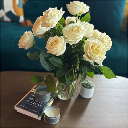 Long Stem Yellow Rose Bouquet –  La La Florist, Baldwin Park CA