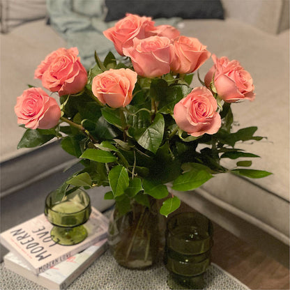 Long Stem Pink Rose Bouquet –  La La Florist, Baldwin Park CA
