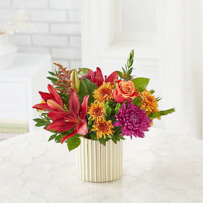 Burgundy Landscape Bouquet –  La La Florist, Baldwin Park CA