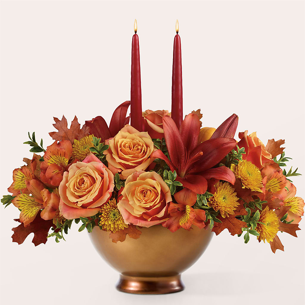 Harvest Table Centerpiece –  La La Florist, Baldwin Park CA