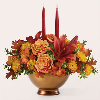 Harvest Table Centerpiece –  La La Florist, Baldwin Park CA