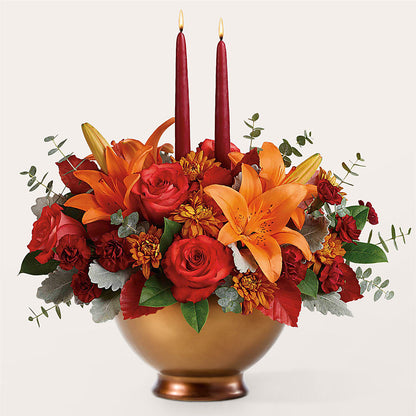 Fruits of Fall Centerpiece –  La La Florist, Baldwin Park CA