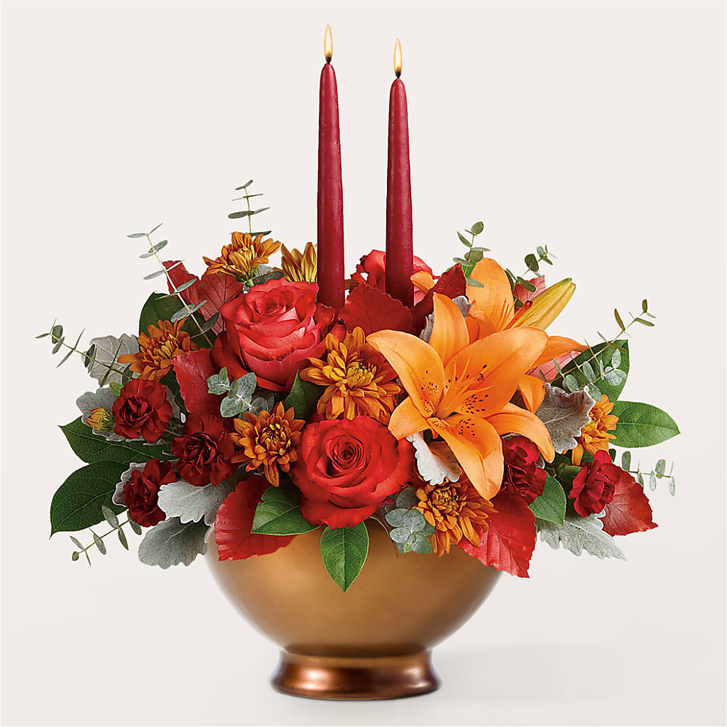 Fruits of Fall Centerpiece –  La La Florist, Baldwin Park CA