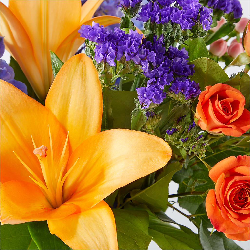 Radiant Citrus Bouquet –  La La Florist, Baldwin Park CA
