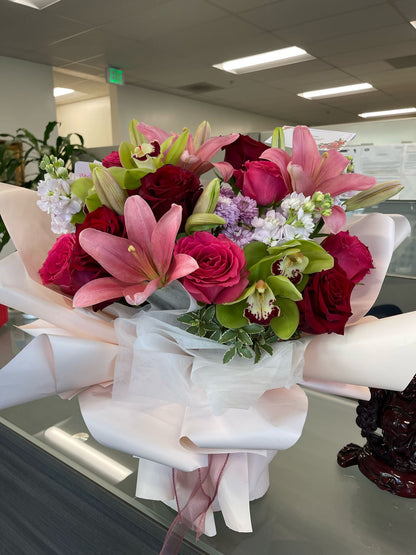 Hand Wrapped Bouquets 002 –  La La Florist, Baldwin Park CA