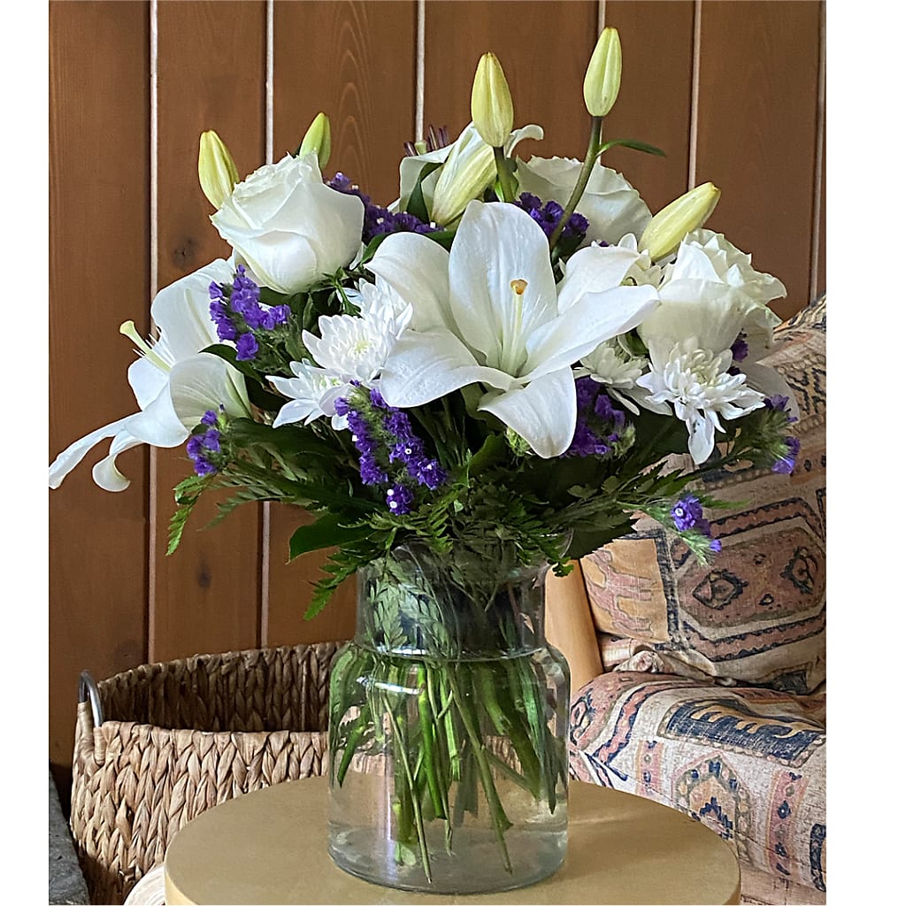 Beyond Blue Bouquet –  La La Florist, Baldwin Park CA