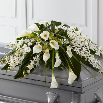 Angel Wings Casket Spray –  La La Florist, Baldwin Park CA