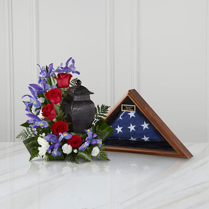 Patriotic Tribute Arrangement –  La La Florist, Baldwin Park CA