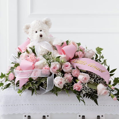 Touch of Sympathy Casket Spray –  La La Florist, Baldwin Park CA