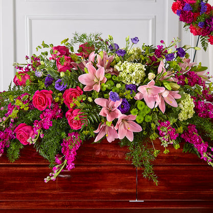 Radiant Tribute Casket Spray –  La La Florist, Baldwin Park CA