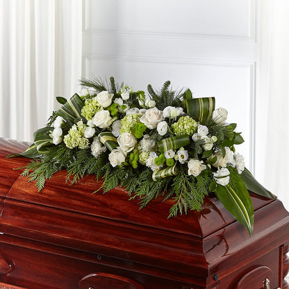 Hopeful Gesture Casket Spray –  La La Florist, Baldwin Park CA