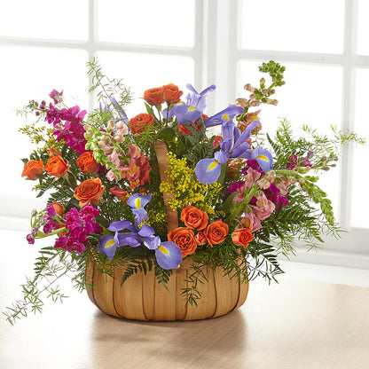 Garden of Life Basket –  La La Florist, Baldwin Park CA