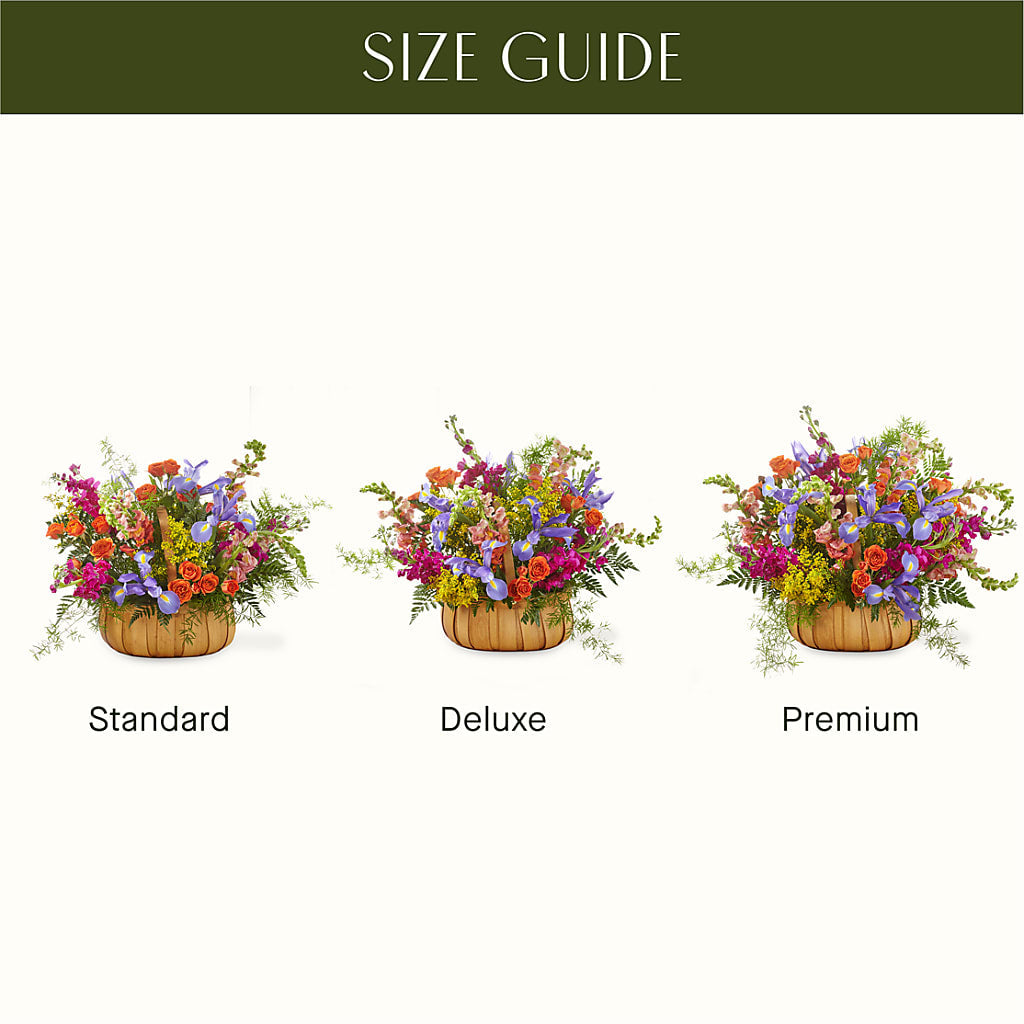 Garden of Life Basket –  La La Florist, Baldwin Park CA