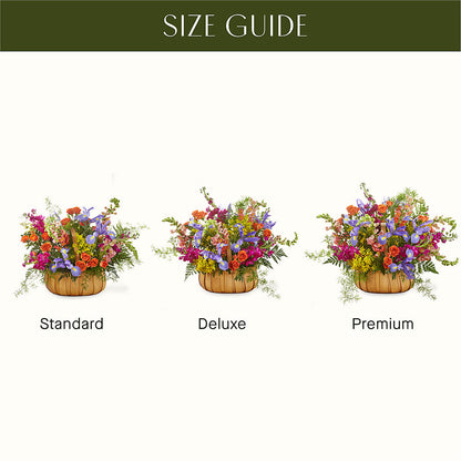 Garden of Life Basket –  La La Florist, Baldwin Park CA