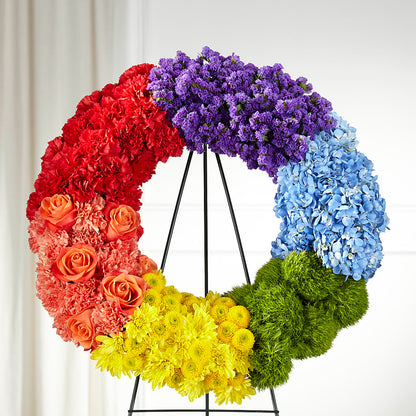 Circle of Love Wreath –  La La Florist, Baldwin Park CA