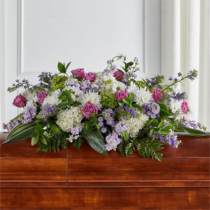 Meadows of Serenity Casket Spray –  La La Florist, Baldwin Park CA