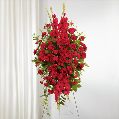 From the Heart Standing Spray –  La La Florist, Baldwin Park CA