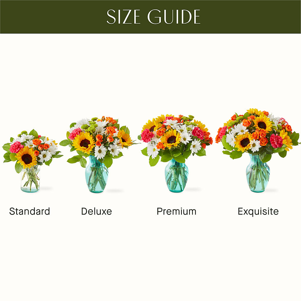 Sun-drenched Blooms Bouquet –  La La Florist, Baldwin Park CA
