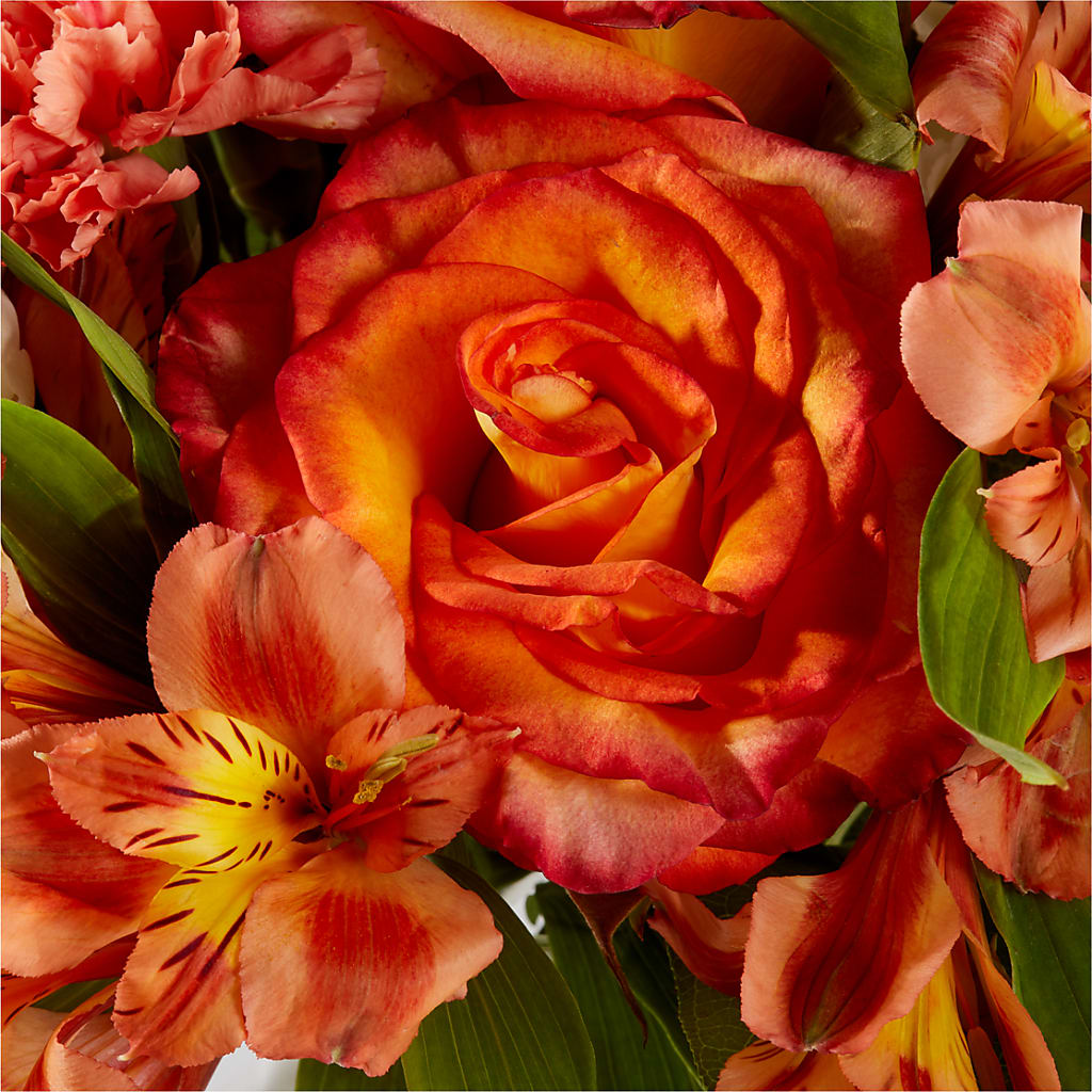 Apricot Glow Bouquet –  La La Florist, Baldwin Park CA