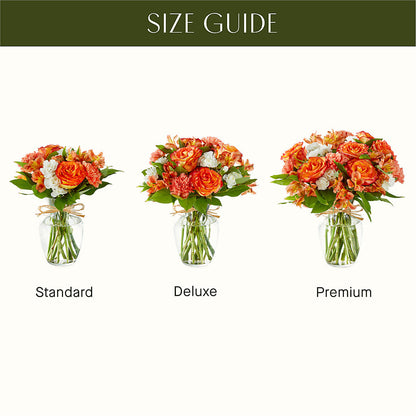 Apricot Glow Bouquet –  La La Florist, Baldwin Park CA
