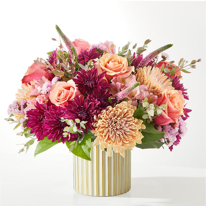 Berry Cobbler Bouquet with Ivory Vase –  La La Florist, Baldwin Park CA