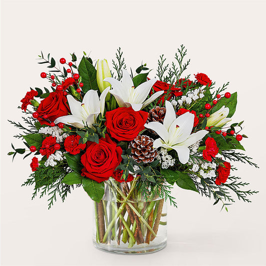 Best in Snow Bouquet –  La La Florist, Baldwin Park CA