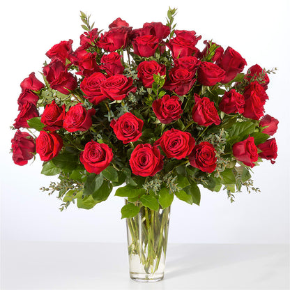Forever Yours Fifty Stem Red Rose Bouquet –  La La Florist, Baldwin Park CA
