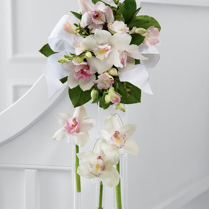 Perfect Entrance Pew Arrangement –  La La Florist, Baldwin Park CA