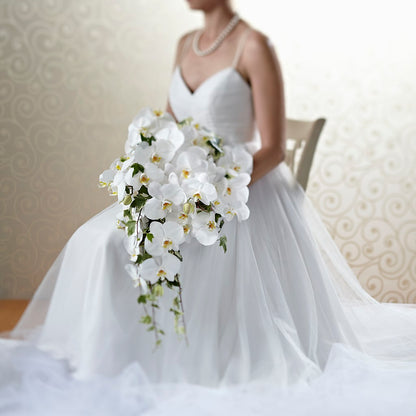 Classic White Bouquet –  La La Florist, Baldwin Park CA