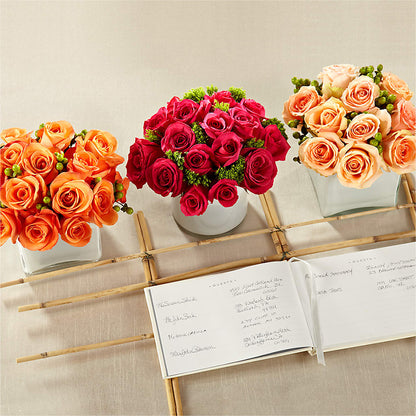 Dawn Rose Centerpiece –  La La Florist, Baldwin Park CA