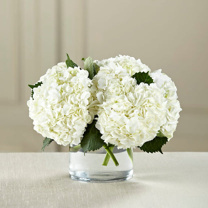 White Hydrangea Bouquet –  La La Florist, Baldwin Park CA